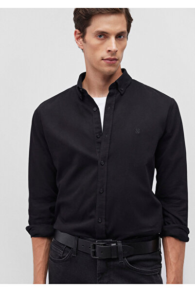 Mavi Siyah Gömlek Slim Fit / Dar Kesim 0211192-900