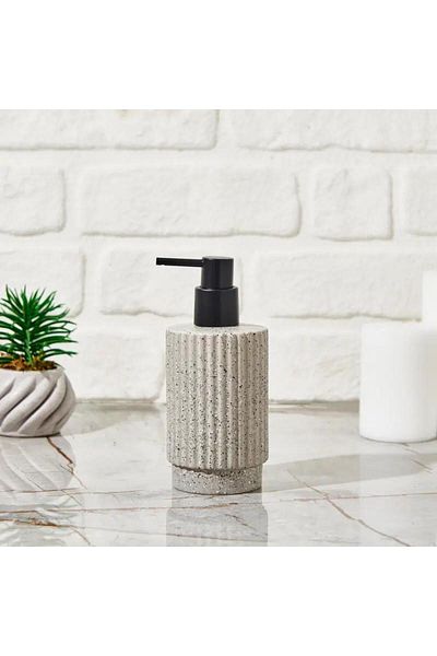 LILY HOME Dozator de săpun lichid Grey Doric Arenaceous - 16x12 cm