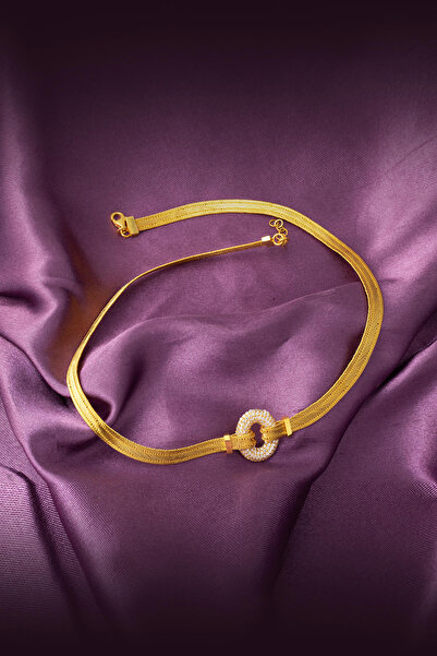 Bilezikci Oval Halka Trabzon Hasır Altın Gerdanlık