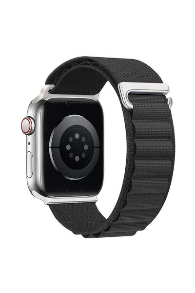 Microsonic Apple Watch Series 10 46mm Kordon Alps Spin Siyah