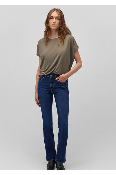 Mavi Lux Touch Tencel Grünes Modal-T-Shirt – locker sitzend 167245 -86961