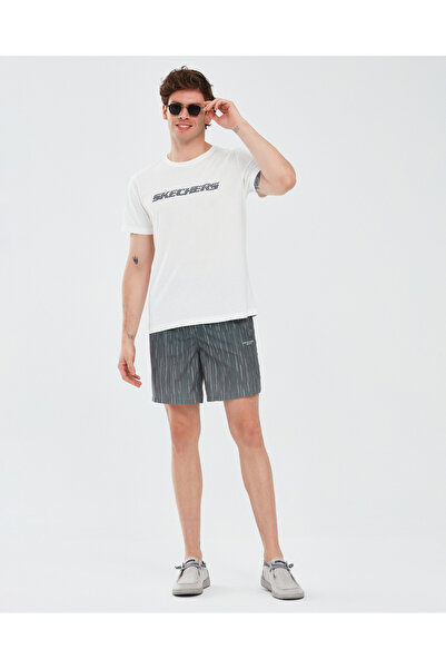 SKECHERS Swimwear M 7 Inch Swimshort Erkek Siyah Deniz Şortu S241141-001