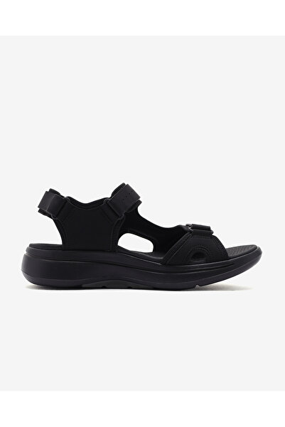 SKECHERS Go Walk Arch Fit Sandal-mission Ii Erkek Siyah Sandalet 229064 Blk