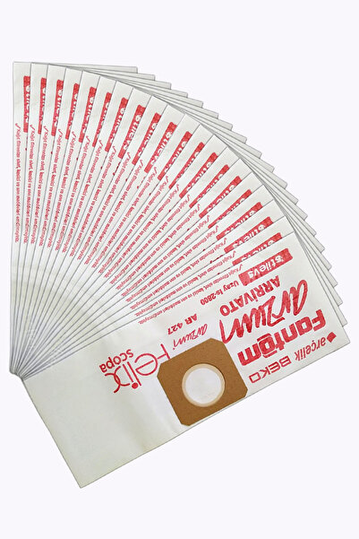 Marketto فانتوم جامبو WD 4600 مكنسة كهربائية كيس غبار ورقي 10 قطع