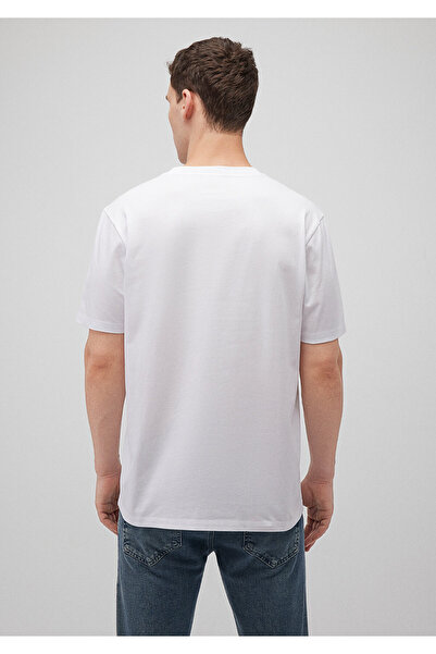 Mavi Μπλουζάκι με κανονική εφαρμογή σε λευκό εμπριμέ - 0612286 -620