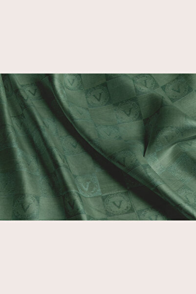 Vissona 57% ΜΕΤΑΞΟΥΡΕΟ %43 ΒΑΜΒΑΚΙ ΣΑΛΙ με μοτίβο μονόγραμμα