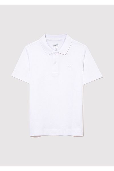 Mavi Bílé Polo tričko Regular Fit / Regular Fit 6610216 -620