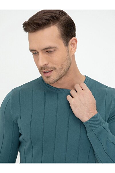 Cacharel Sax Slim Fit Bisiklet Yaka Triko Kazak 50240208-VR045