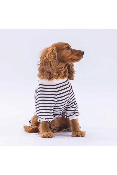 Pawstar Let Me Sleep Cat Dog Pajamas - Black Cat Dog Jumpsuit and Outfit