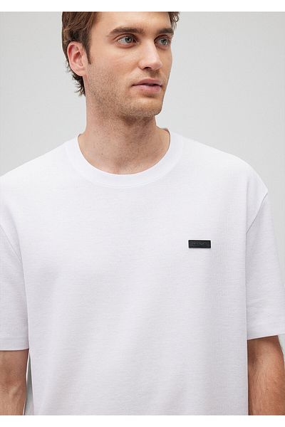 Mavi Μαύρο T-shirt Basic με υφή - Loose Fit 0612262 -620