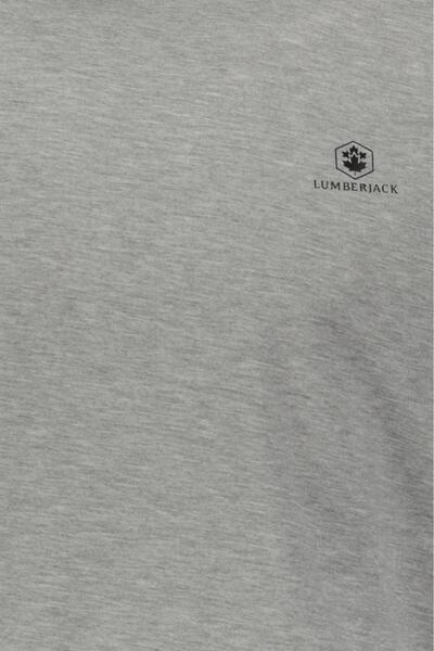 lumberjack M-sn75 Hanorac pentru bărbați, cu decolteu în C, gri Melange