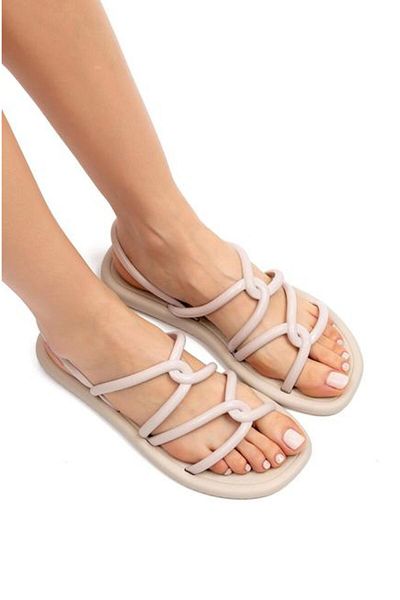 Twigy White Women's Slippers Meu Left - Dd0011