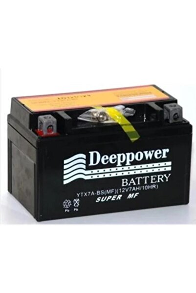 DEEPPOWER DEEPOWER 12V 7A ALÇAK MOTOSİKLET AKÜSÜ