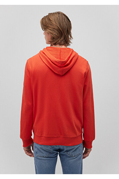 Mavi Red Logo Zippered Sweatshirt - 065582 -70446