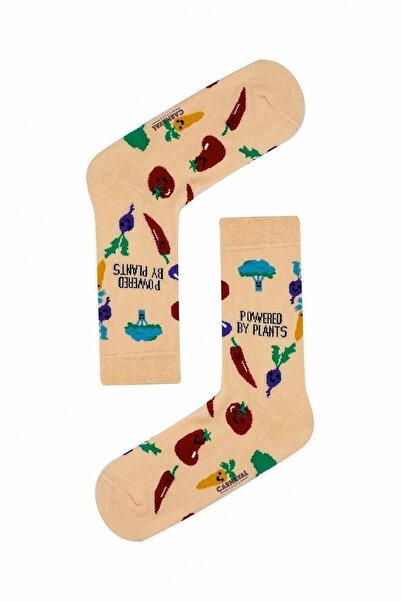 CARNAVAL SOCKS Κουτί με 5 πολύχρωμες κάλτσες με μοτίβο φαγητού γρήγορου φαγητού