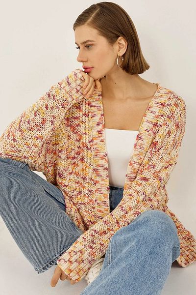 Hiccup Cardigan colorat supradimensionat