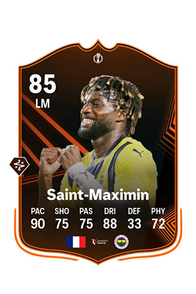 BERKANTTP Saint-Maximin FC 25 UEL Road to the Knockouts Fut Card