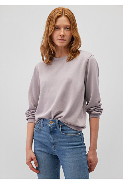 Mavi Bisiklet Yaka Mor Sweatshirt 1s10253-70115