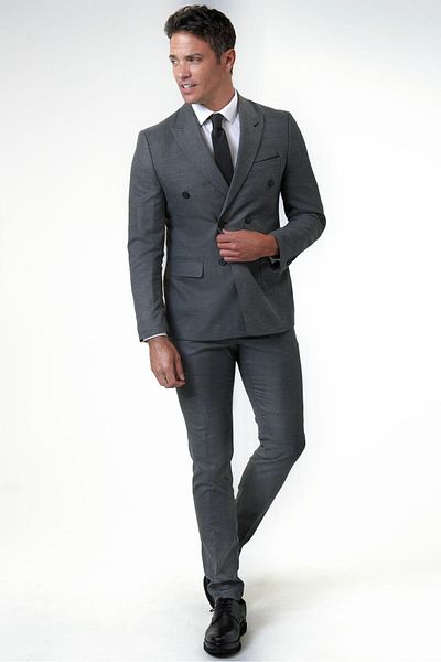 SÜVARİ Slim Mold Straight Patterness Dark Smoked Crowset Suit Dress