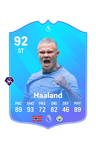 BERKANTTP بطاقة Haaland FC 25 POTM Premier League Fut