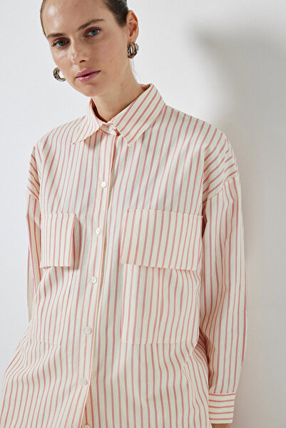 Touché Privé STRIPED LONG SHIRT