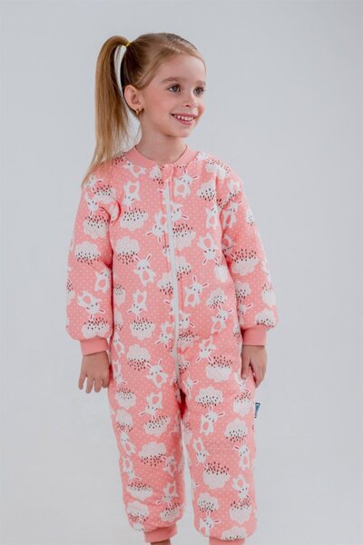 Cantoy Kız Erkek Çocuk Kalın Elyaf Dolgulu 2.5 Tog Desenli Uyku Tulumu