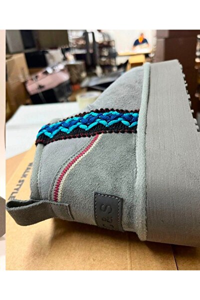 Butik Allbucks Ugg, Muadil, C&s Gerçek Hakiki Deri Işlemeli Hakiki Kürk Platform Bot Abgym0005