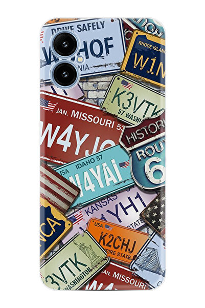 omix X5 Kılıf Boutique Baskılı Resimli Plakalar Pcode -054