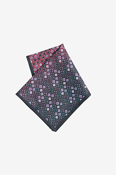 ALTINYILDIZ CLASSICS Ανδρικό μαντήλι μπορντό-πράσινο