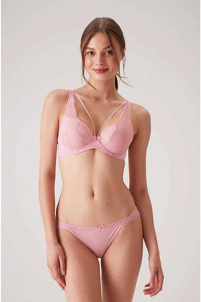 Pierre Cardin Γυναικείο Σετ σουτιέν με δαντέλα 4720 Rome Soft Push Up (ΜΕ ΕΠΙΛΟΓΗ C CUP)