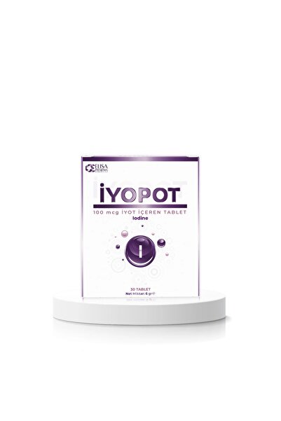 İyopot İyot İçeren Takviye Edici Gıda 30 Tablet