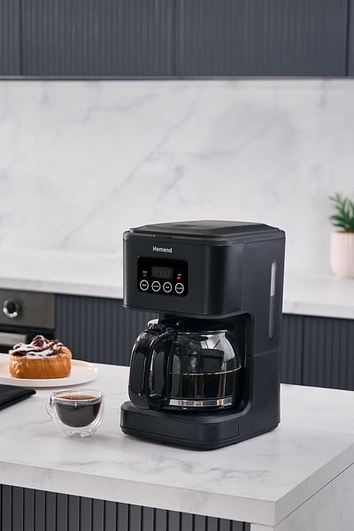 HOMEND Coffeebreak 5010H Timed Touch 12 Cup Capacity 1.2 Liter Filter Coffee Maker