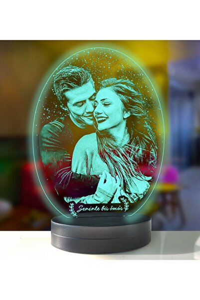 hediye-ci Dekoratif Oval Hediye Led Gece Lambası Hediyelik