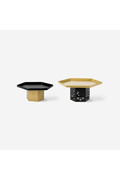 Rarart Concept Shida Set of 2 Metal Jewelry Organizer - Luxury Decorative Object