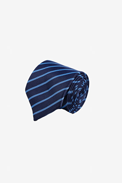 ALTINYILDIZ CLASSICS Cravată pentru bărbați cu model bleumarin-albastru