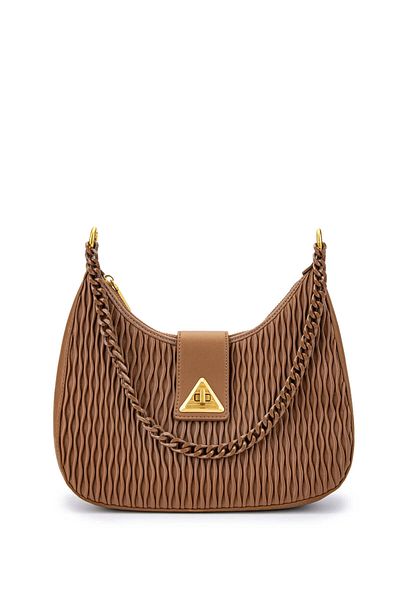 Tamer Tanca Women's Vegan Camel Shoulder Bag