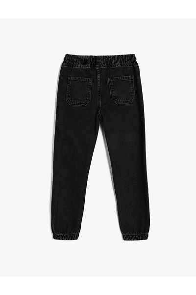 Koton Jeans Jogger Cotton with Elastic Waist Pockets - Jegging Jeans