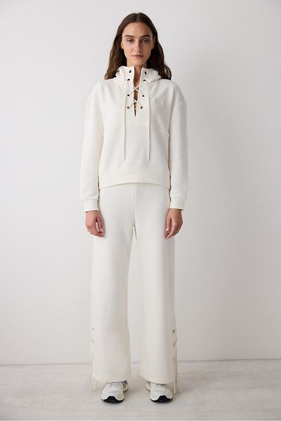 Penti White Collar Detailed Monaco Sweatshirt - Saude Collection