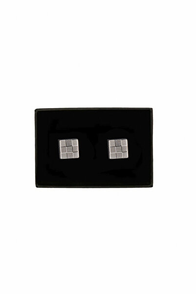 ALTINYILDIZ CLASSICS Erkek Gri Metal Kol Düğmesi