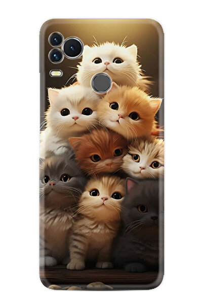 omix X400 Kılıf Boutique Baskılı Resimli Kedicikler Pcode -027