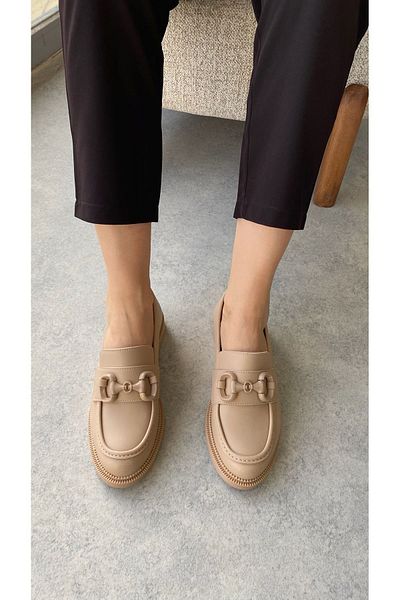 MODAADAM Loafer de damă Nude - Pantofi casual Padova