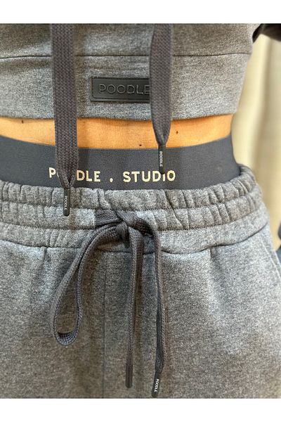 POODLE Γυναικείο Λαστιχένιο Λεπτομερές Jogger Sweatpants