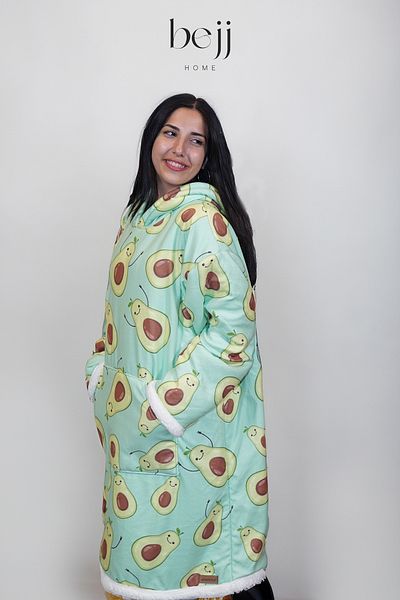 ECEMRE Wearable Tv Blanket Digital Print - Oversized Sweatshirt & Hoodie & Poncho & Fleece