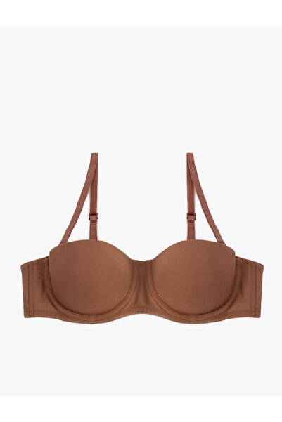 Koton Unpadded Strapless and Underwire Bra - With Removable Straps