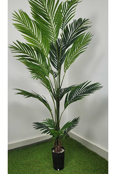 Ekodoğa Yapay Ağaç 180 cm 18 Dallı Areka Palmiye Ağacı Salon İç Mekan yapay Ç...