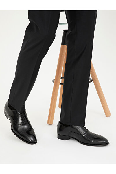 Cacharel Siyah Kösele Taban %100 Deri Klasik Ayakkabı 50287596-VR046