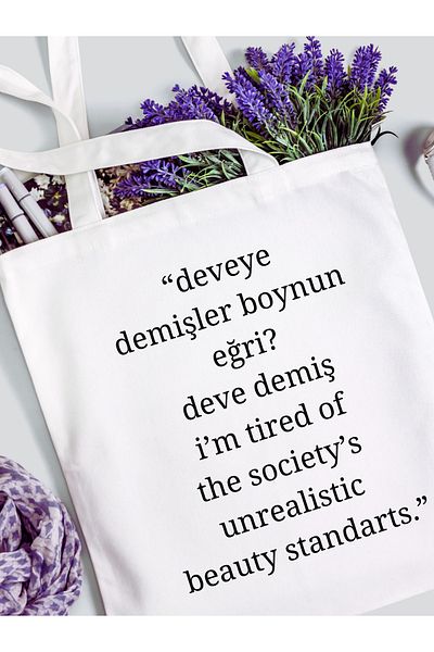 Cemira WhitE CamEl nuts - Thick, CurvEd DEsign Motto Tote Bag