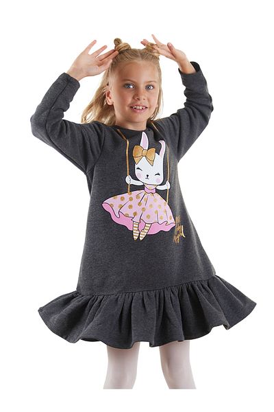 Denokids Glitzerndes Hasenkleid für Mädchen