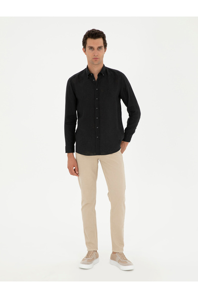 Cacharel Beige Slim Fit Cotton Blend Jean Pants 50285563-VR011