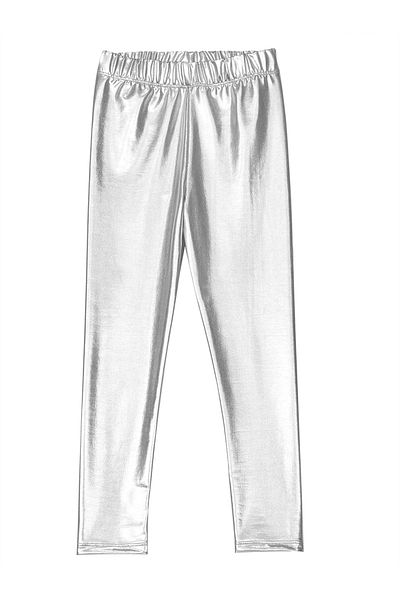 Denokids Metallic-Glanzstrumpfhose für Mädchen